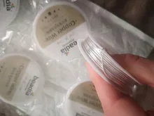 Nuevo 0,3/0,4/0,5/0,6/0,8/1MM de oro de plata de alambre de cobre Alambre de perlas cuerda Cordón de cable para collar de pulsera joyas DIY Accesorios