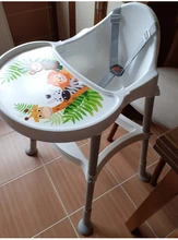 Silla de alta alimentación portátil para niños, silla de comedor plegable, silla de comida multifuncional de altura