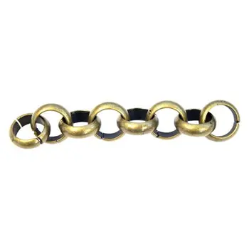 

7039 chain, 10 cm, link size 18x18mm (brass)