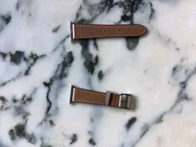 Correa de cuero de alta calidad para iWatch 40mm 44mm, correa de una sola vuelta para Apple watch 42mm 38mm Series 1 2 3 4 5 6 se