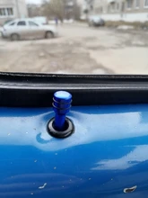 Pasadores de bloqueo de puerta de Seguridad automotriz automático de aleación de aluminio, 5 colores, perilla de bloqueo de puerta Interior de coche y camión, pasadores de tracción