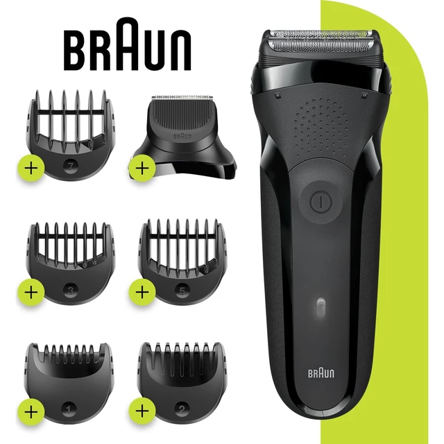 Original BRAUN Series 3 Shave & Style 300 CT Rechargable Shaver With  Precision Dial And 5