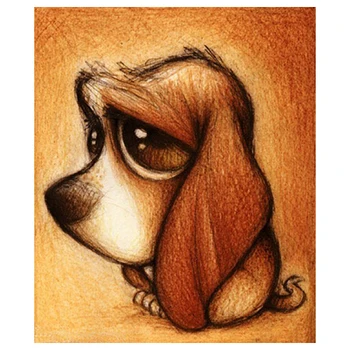 

Аж-357 Diamond painting "Diamond painting" 'frown PES', 25*30 cm