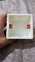 Mounting-Lining-Box Socket Cassette Wall-Switch Wallpad White-Wall for 86--86mm Universal