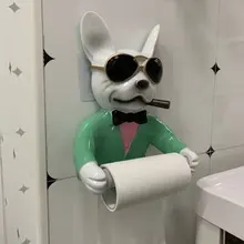 Spool-Device Paper-Holder Reel Hand-Tissue-Box Toilet Household Tray Resin Hygiene Dog-Style