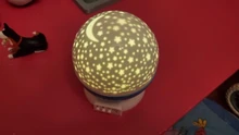 Proyector LED de estrellas para Noche de Luna, lámpara de luz nocturna giratoria de cielo para niños, dormitorio de bebé, regalo de Navidad