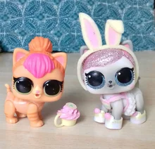 Mascota de unicornio sorpresa para niños, juguete de regalo para mascotas grandes y pequeñas, 1 pieza, LOL, uniponi, mono, perro, gato, conejo, 3-6cm