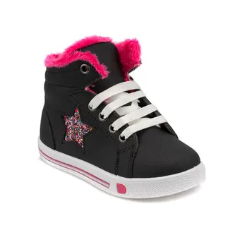 

FLO 92.510832.P Black Female Child Sneaker Shoes Polaris
