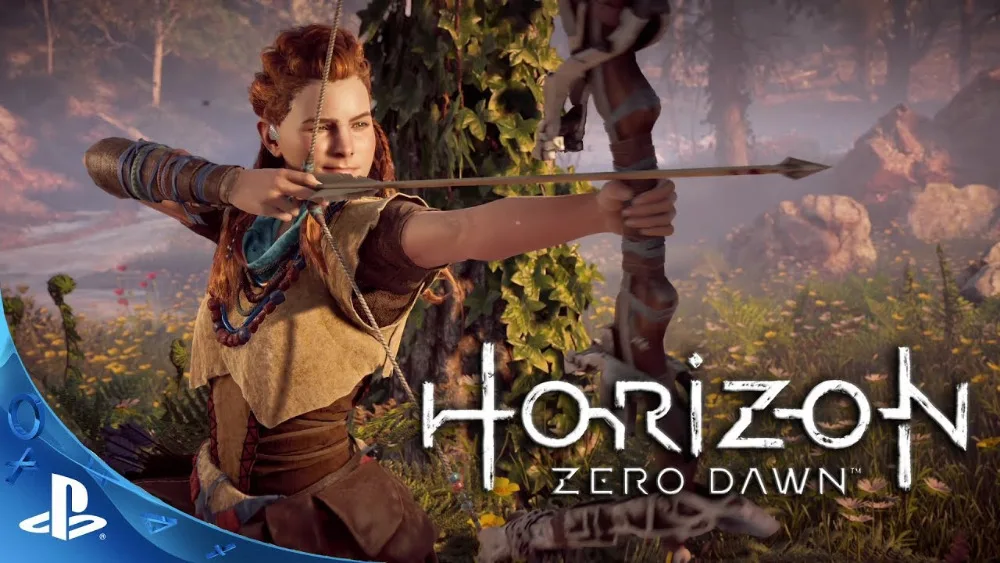 Б/У Диск для Playstation 4 HORIZON: ZERO DAWN(русская озвучка