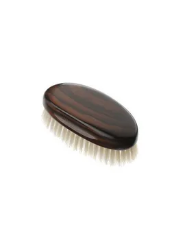

Acca Kappa Ebony White Bristle Travel Hair Brush