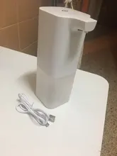 Dispensador automático de jabón líquido con Sensor inteligente, dispensador automático de espuma sin contacto con carga USB