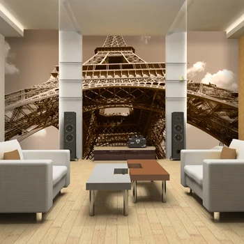 

Wall mural-Eiffel Tower in sepia-400x309 cm