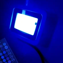Outdoor Spotlight Projector-Lamp Remote-Controller Rgb Flood Color 100W Led IP68 50W