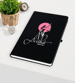 

Personalized Attorney Themed Black Notebook-10