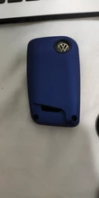 High Quality Mature Carbon Fiber Matte Car Key Case For Volkswagen Polo Golf Skoda Superb