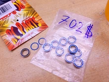 Ball-Bearings 6700-2RS ABEC-3 10x15x4-Mm Sealed 10PCS Blue Truck Car Hobby Electric RC