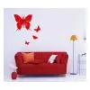 

Hot Sales Mirror Wall Stickers 3D Clock Butterfly Pattern Home Decoration Contemporary Quartz Living Room Clock