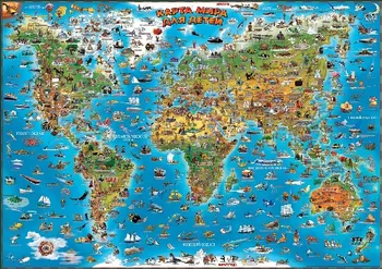 

Overview world map "for children" on the rails