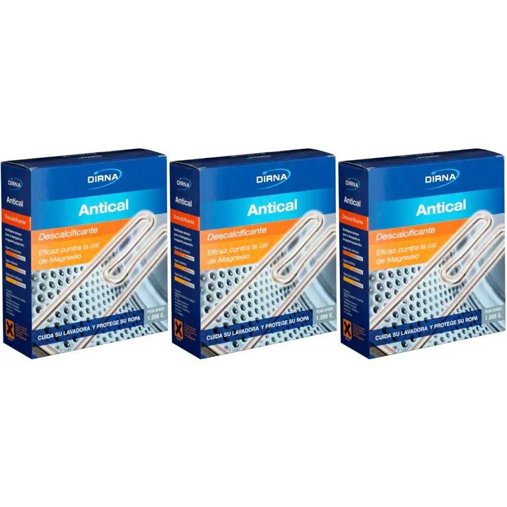 DIRNA barefoot Antical for washing machines effective against calcium and magnesium 1 Kg cases lot 3 PACK | Дом и сад