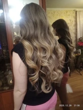 HENRY-Suarez largo ondulado marrón Rubio Ombre peluca Natural Sintético pelucas para mujeres medio fiesta Cosplay Peluca de pelo resistente al calor