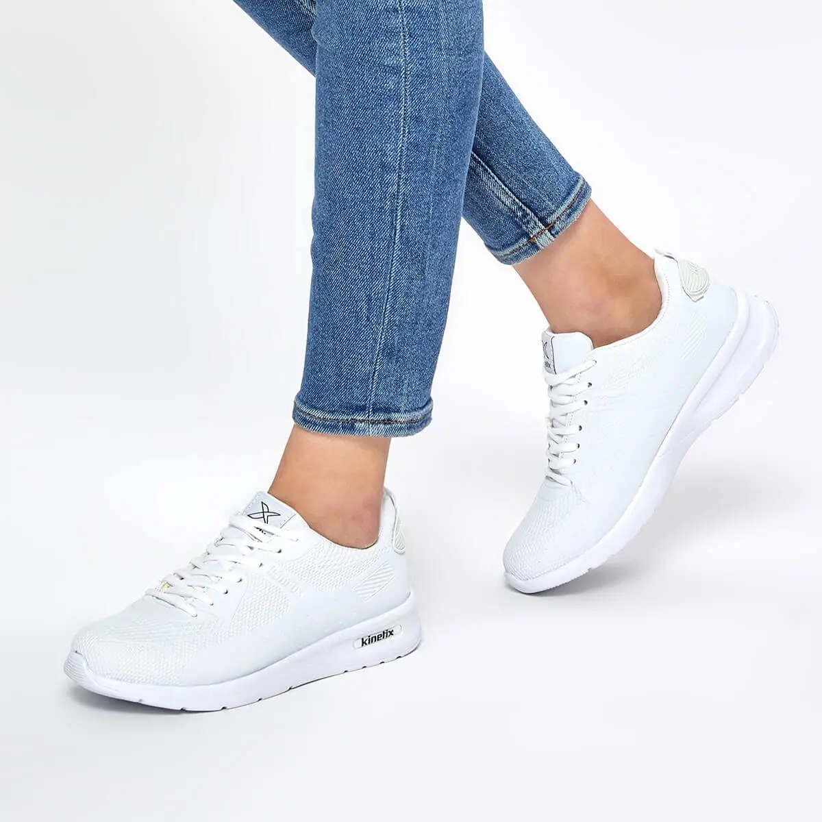 FLO NINA PU 9PR белые женские кроссовки KINETIX
