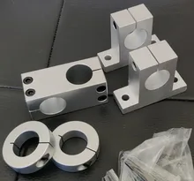 Abrazadera de fijación de Pilar, sujeción de diámetro fijo vertical, eje óptico de aleación de aluminio, bloque cruzado, soporte de fijación de tubería de acero, conector