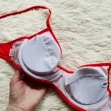 Bikini brasileño de dos piezas para mujer, traje de baño de dos piezas con estampado de leopardo, cintura alta, estilo vendaje, 2021