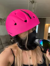 ¡Llega en 18-29 días! Casco de esquí de Snowboard moldeado integralmente, ultraligero, transpirable, para hombre y mujer, calidad CE