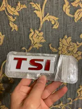 Badge Sticker Decals Decorations Trunk Emblem Car-Accessories 3d Metal Universal TSI