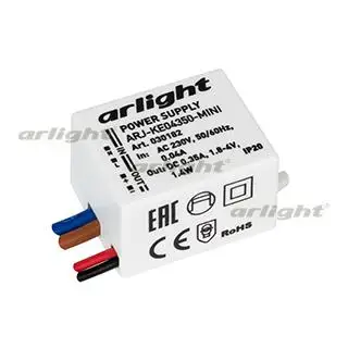

030182 power supply arj-ke04350-mini (1.4W, 350ma)-1 pc Arlight
