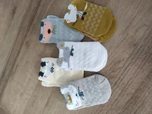 YWHUANSEN-Calcetines de malla de verano para recién nacidos, bonitos calcetines de dibujos animados para niñas, calcetines finos de algodón suave para niños, 5 par/lote