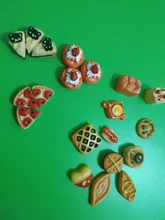 Mini adorno de comida para manualidad casera, decoración en miniatura para casa de muñecas, accesorios para casa de muñecas, miniaturas a escala, 10 Uds.