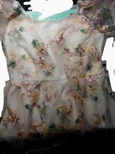 Mini Dress Puff-Sleeve Lace Print Chiffon French Korean-Style Sexy Vintage Women Floral