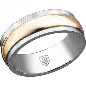 

Esthete ring in combined gold