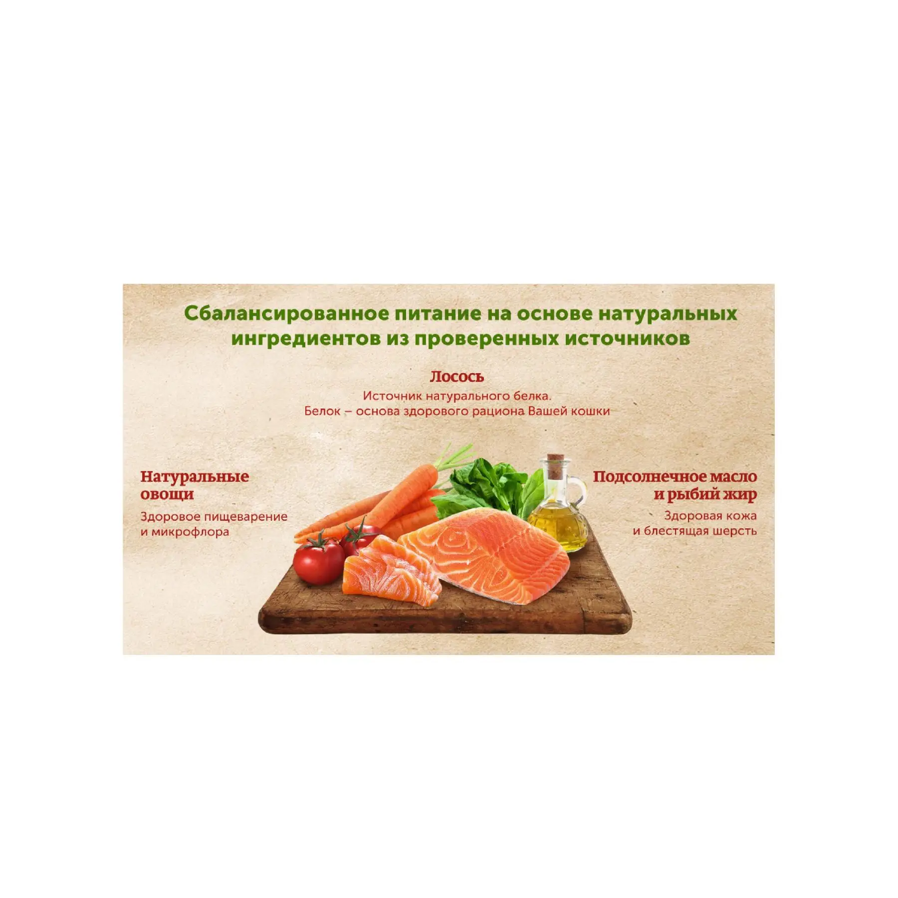 Влажный корм для кошек Nature`s Table Лосось в соусе, 24 шт по 85г
