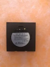 Interruptor táctil de luz con Sensor, Led de pared de 1 vía, 110v, 220 v, 220 V, controlador de encendido y apagado de lámpara, Panel de vidrio templado impermeable