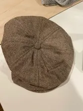 Sombrero en espiga plana para bebés, accesorios de forro suave de algodón, Vintage