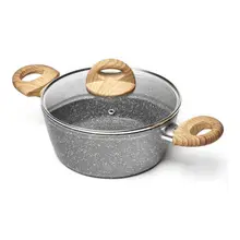 Кастрюля с крышкой Walmer Stonehenge, 2л, 20см, серый