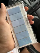 Juego de 6 colores bonitos, novedad, notas recordatorias adhesivas, pegatinas de índice, marcador de página, pegatina de bandera, suministros de papelería de oficina escolar