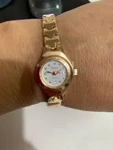 Relojes de pulsera pequeños de acero inoxidable para mujer, pulsera femenina de oro rosa de lujo, de diamantes, regalos, 1 Uds.