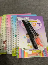 Nuevo 6 libros/set reutilizable niños cuaderno para caligrafía mano práctica de la escritura de libro para niños artística de bebé libro libros juguete