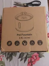 Water-Fountain Automatic Bowl Feeder Drinker FILTERS Led-Lighting Cats with 5-Pack USB