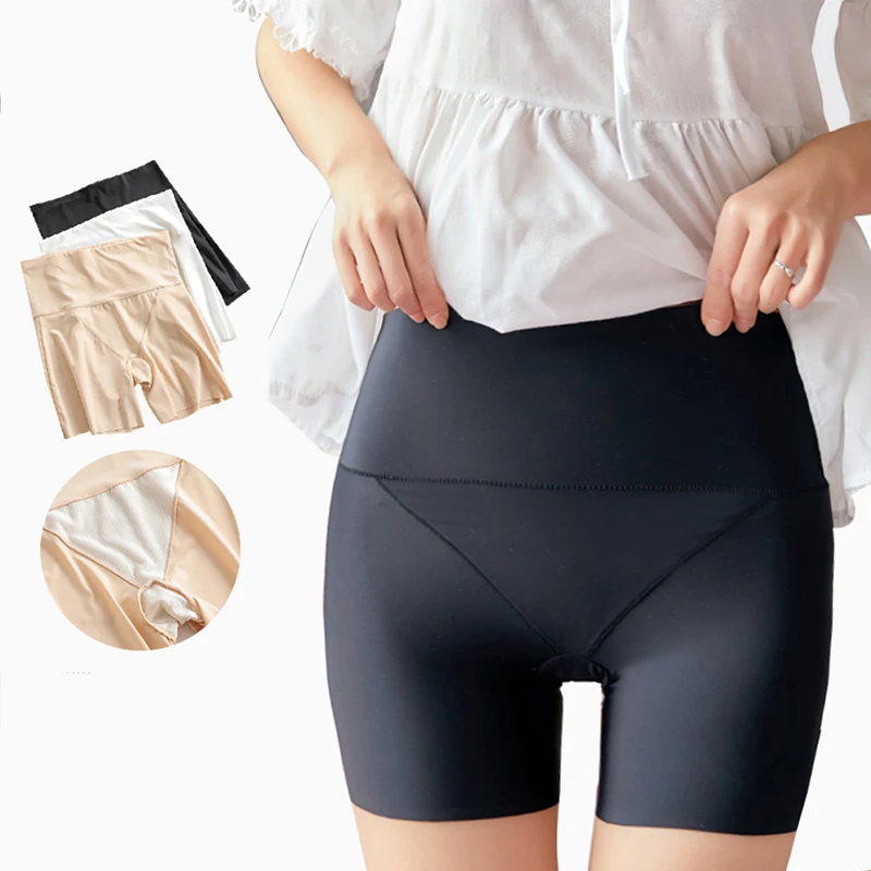 High Waist Seamless Boxers Safety Shorts Slimming Panties For Women Plus Size