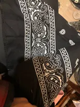 Pañuelo cuadrado de Cachemira roja para mujer, hombre, niño y niña, Bandana 2020 algodón, moda de Hip Hop, 54cm x 54cm, negro, 100%