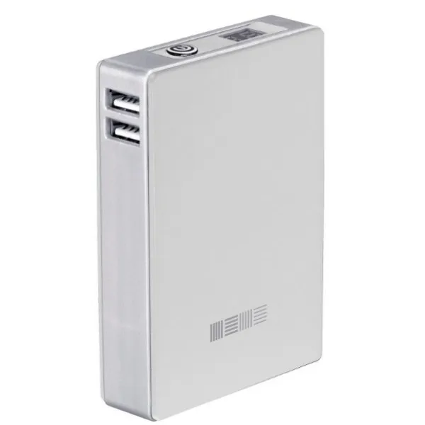 Interstep Внешний аккумулятор PB120002U мАч 2USB/2A, диспл, Li-Ion W