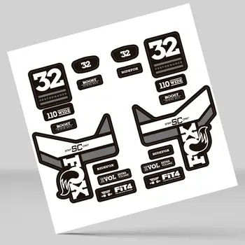 

PEGATINAS STICKERS FORK HORQUILLA FOX 32 SC PERFORMANCE 2017 DECALS ADHESIVO