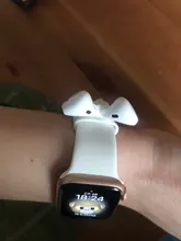 Soporte de silicona para Apple AirPods, funda antipérdida para Apple Watch series 3 2 1, Iwatch 4 5 6 SE