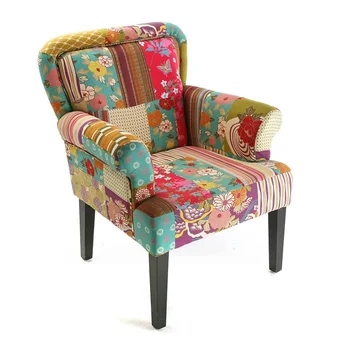 

Versa Home Patchwork furniture printed armchair material four-legged cotton with armrest 19500260