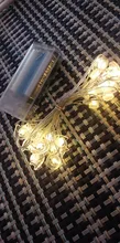 Led-String-Lamp Party-Supplies Christmas-Decoration Led-Fairy-Lights Battery-Operated