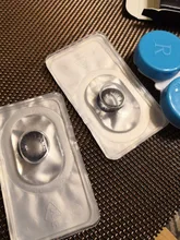 AMARA-lentillas cosméticas, lentillas de colores para ojos, bonitas, serie negra, 1 par